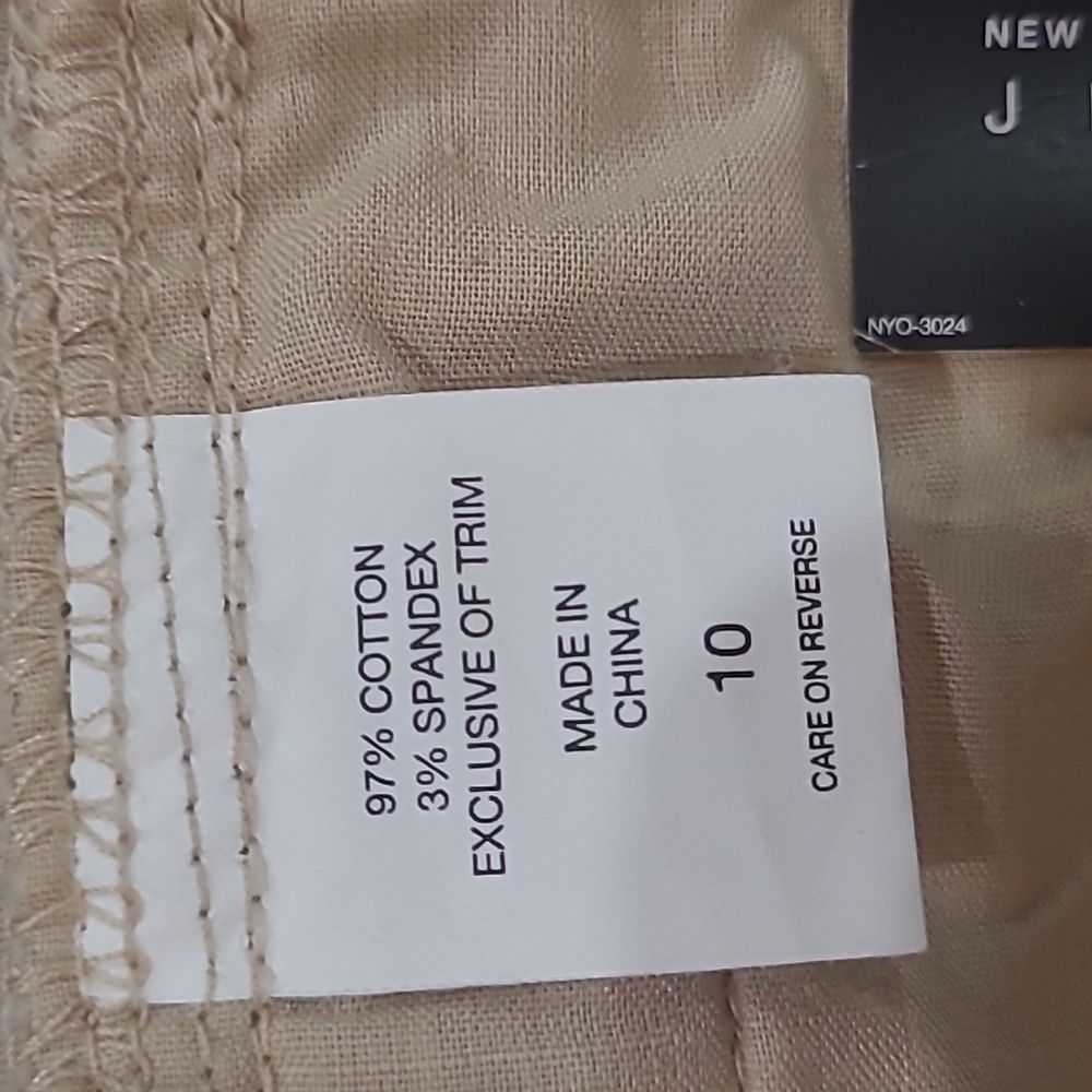NWT SOHO For NY & Comp Floral Painted Boyfriend Kaki Size 10 - Picture 8 of 8